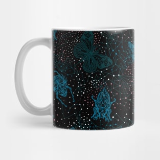 Blue Galactic Bugs Mug